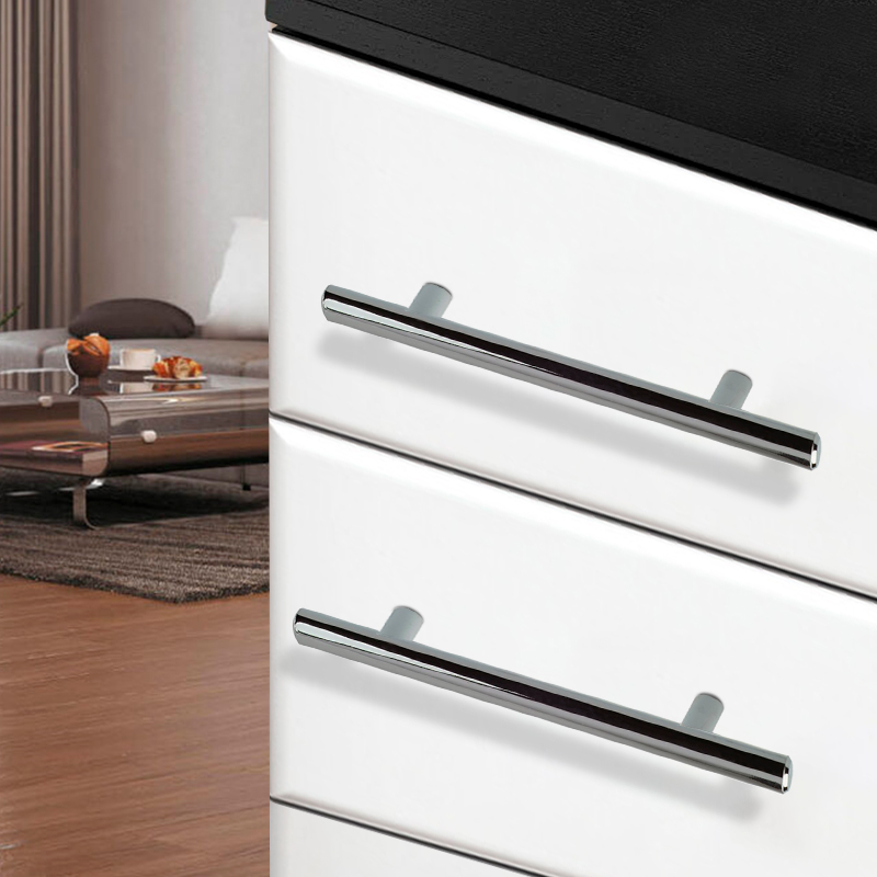 Ручка-рейлинг мебельная Trodos "8926" D12х128-188мм сталь, хром