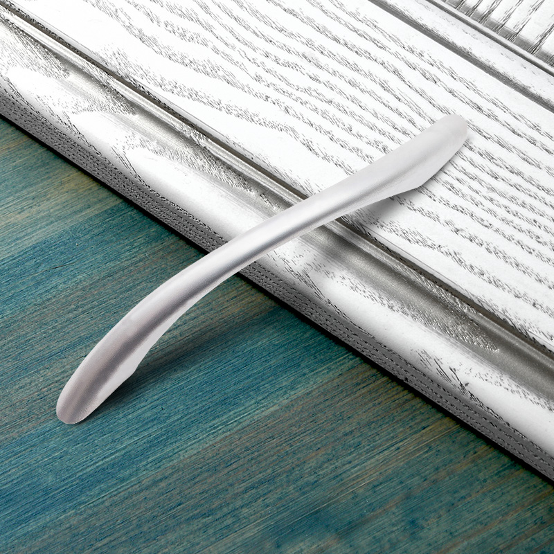 Ручка-скоба мебельная Trodos "ZY-24" 96мм сплав ЦАМ 43гр, хром матовый