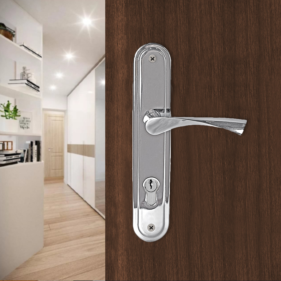 Ручка на планке Trodos 85/11-L CP хром