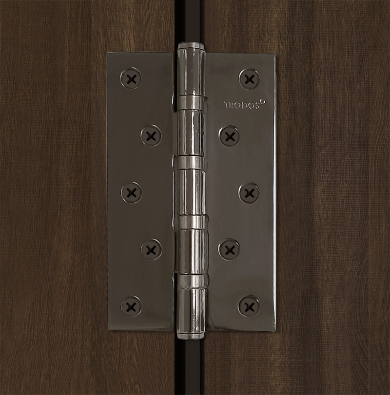 Петля накладная Trodos 125х75х2,5 BN черный никель