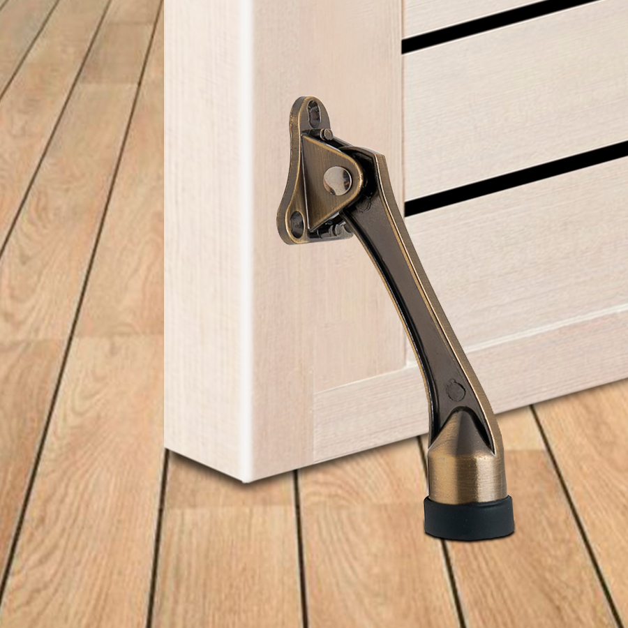 Упор дверной Trodos Козья ножка Н130 бронза