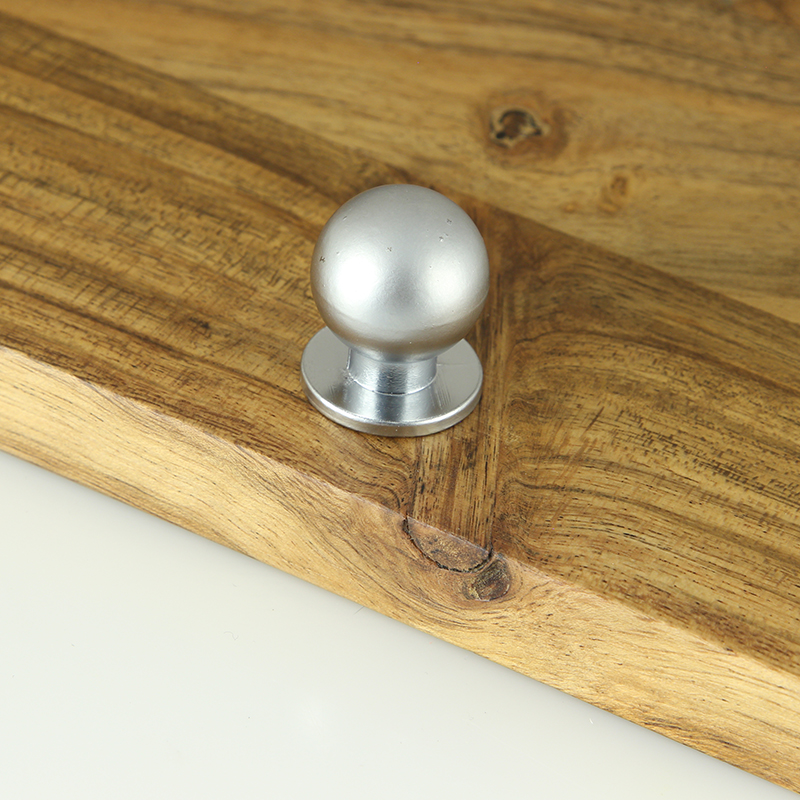 Ручка-кнопка мебельная Trodos "ZY-108" сплав ЦАМ, хром матовый