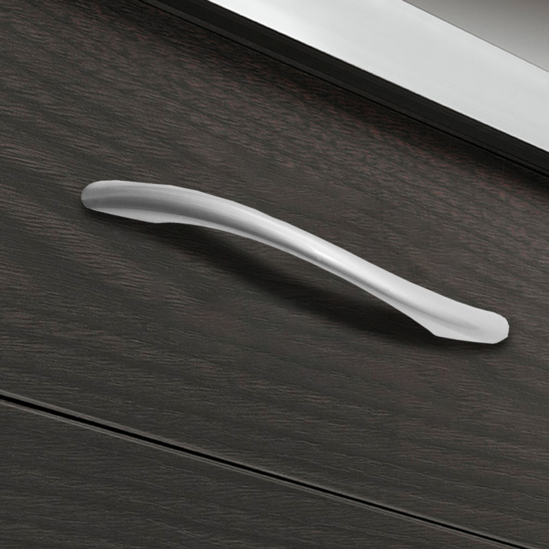 Ручка-скоба мебельная Trodos "ZY-24" 96мм сплав ЦАМ 43гр, хром матовый