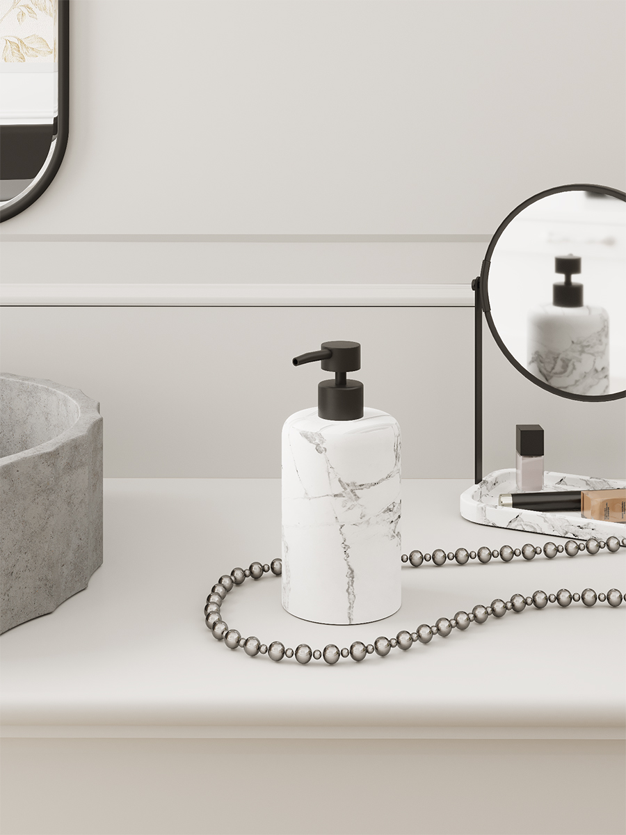 Дозатор для жидкого мыла Zenfort "Бьянка", полирезина