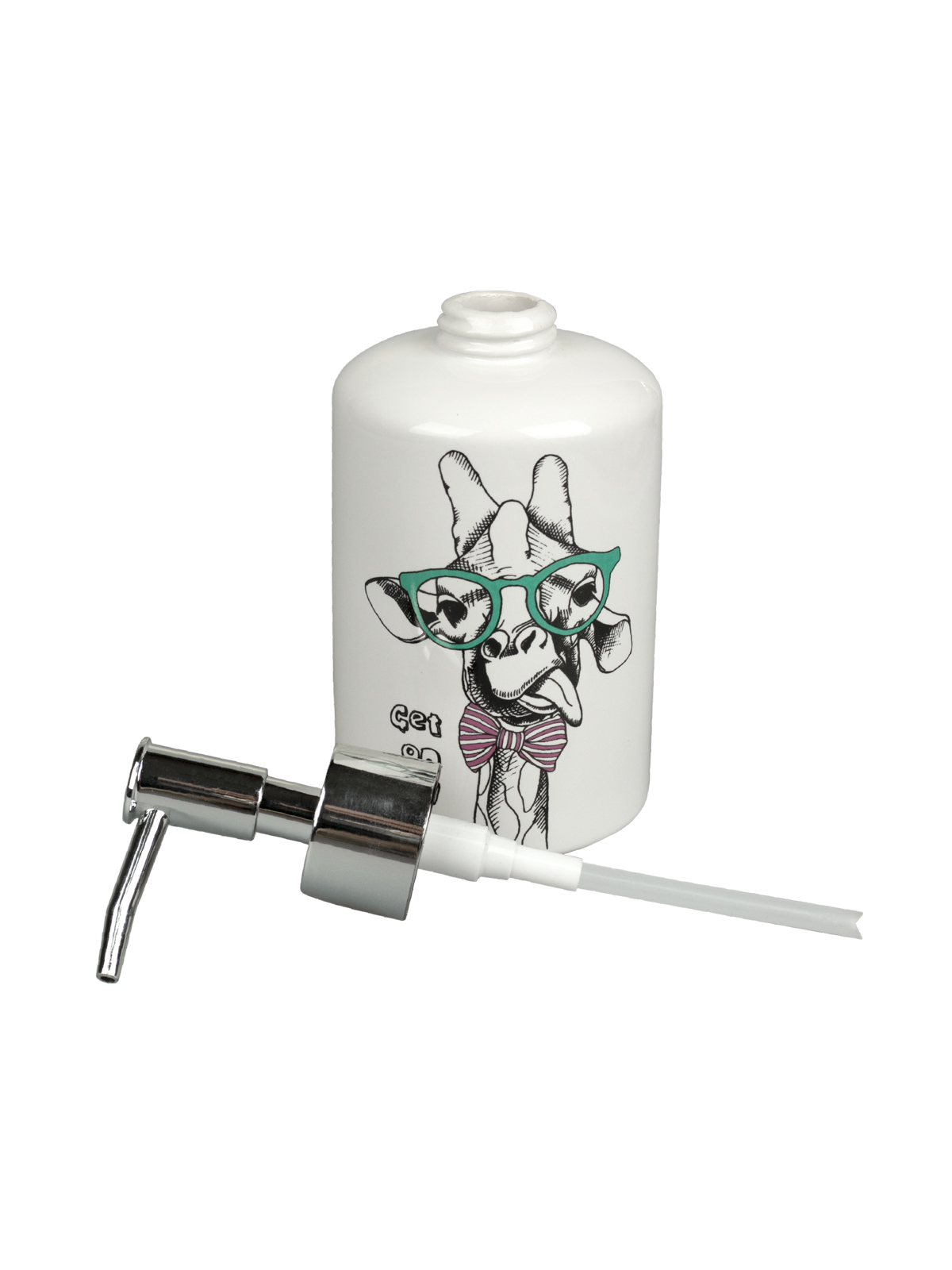 Дозатор для жидкого мыла Zenfort "Happy giraffe", керамика