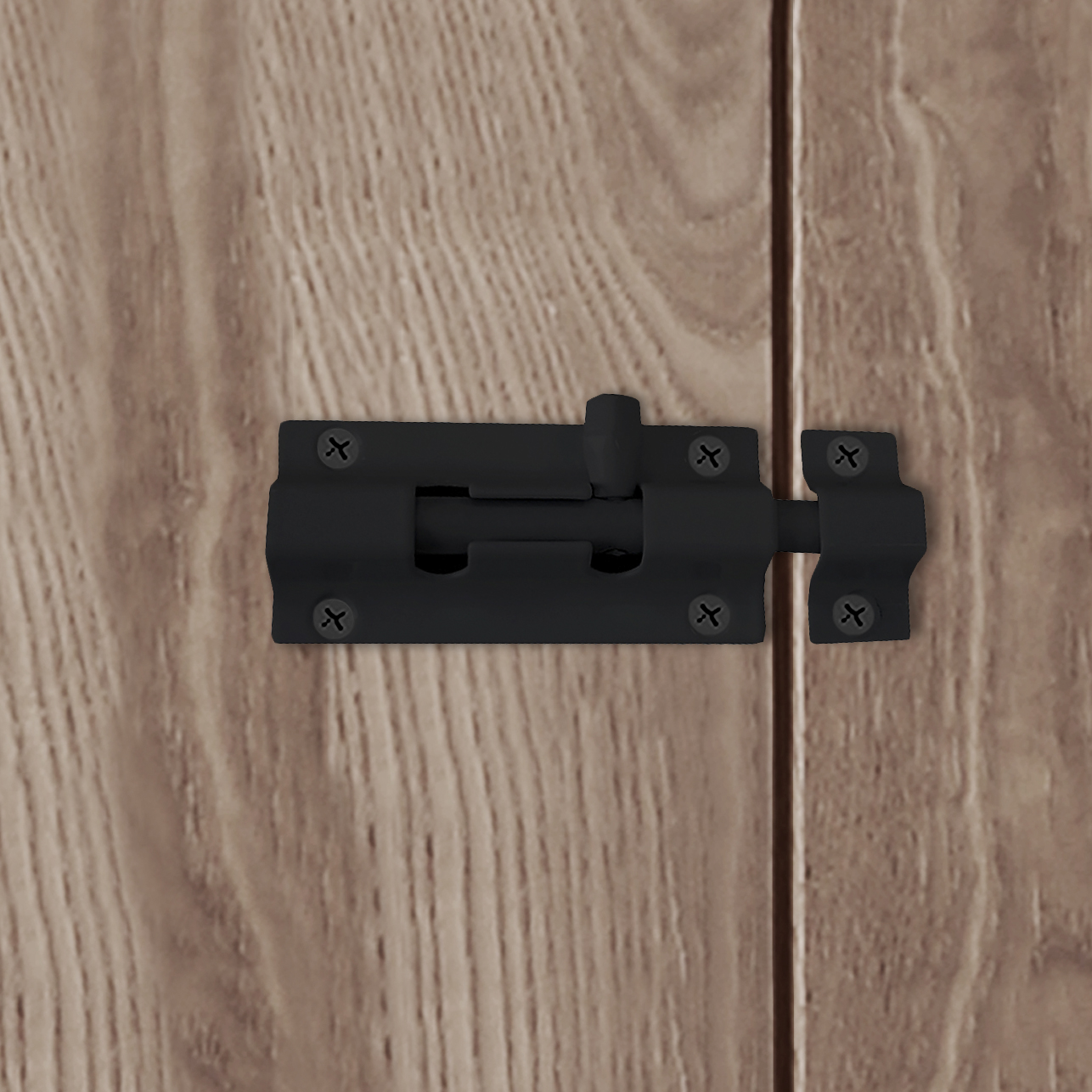 Шпингалет Trodos ZY-710/L80 BL черный