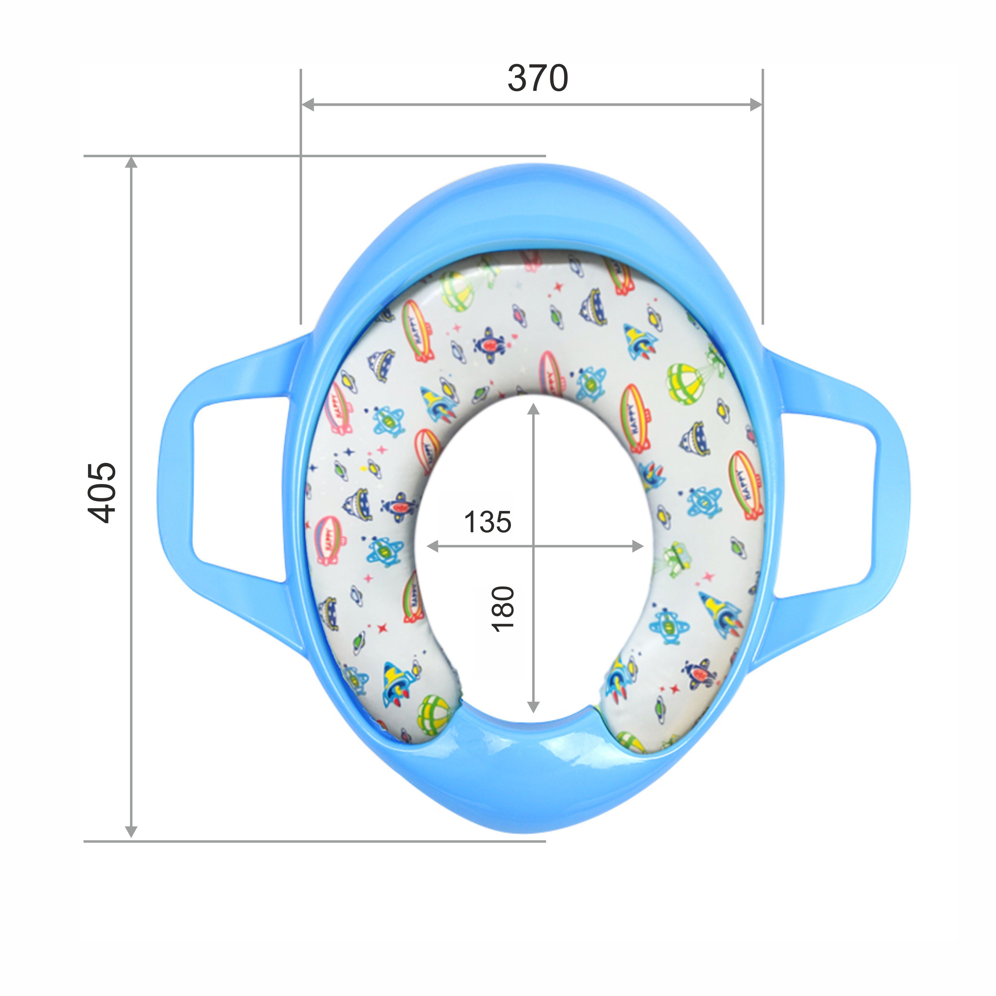 Сиденье для унитаза Delphinium "BY-3-1038", детское, голубой