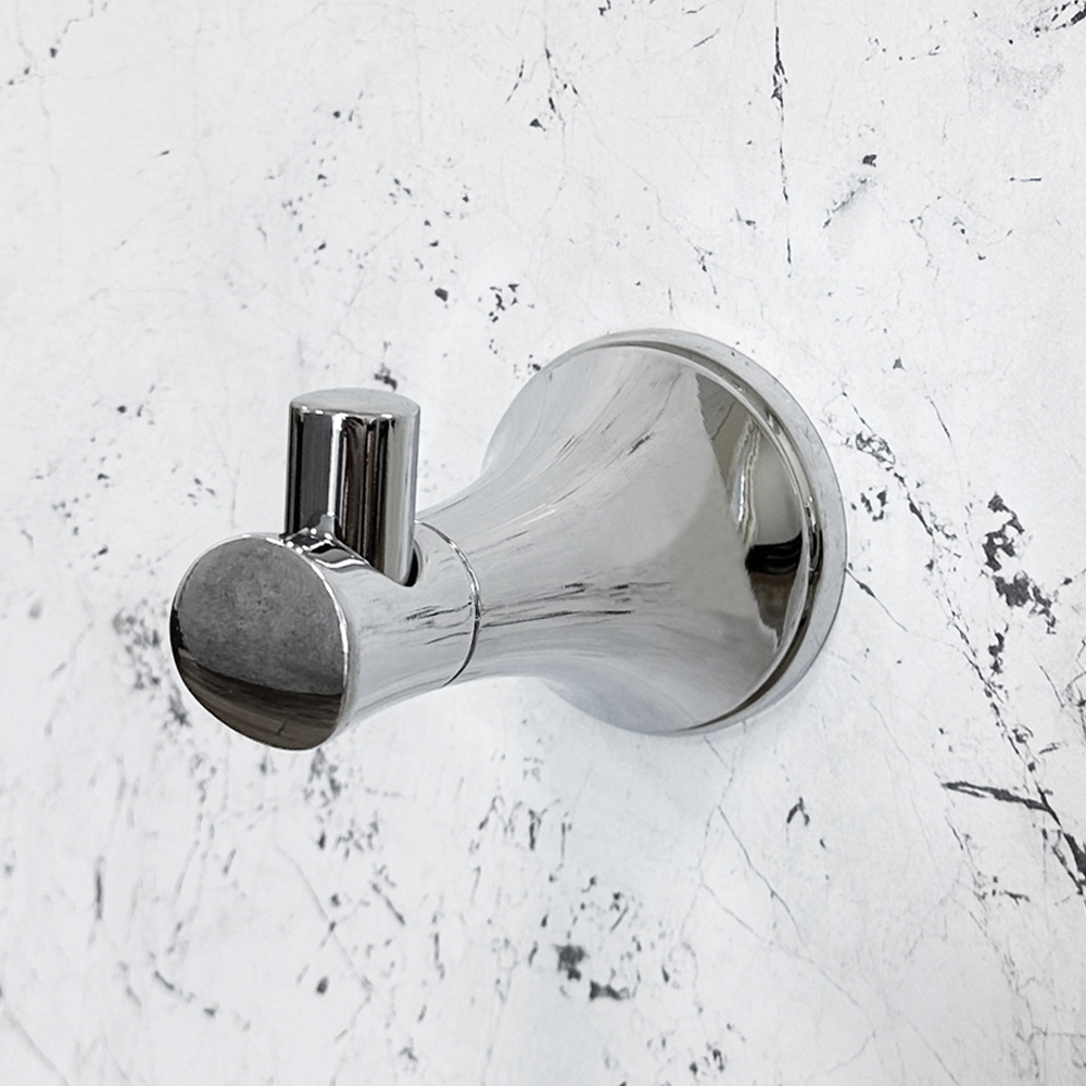 Крючок Zenfort одинарный коллекция "Модерн", хром