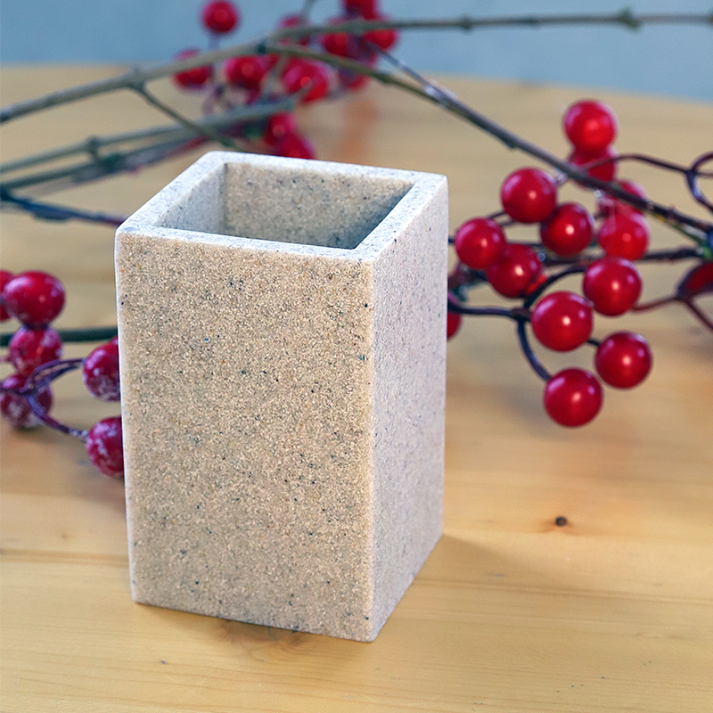 Стакан Zenfort коллекция "Светлый камень", полирезина