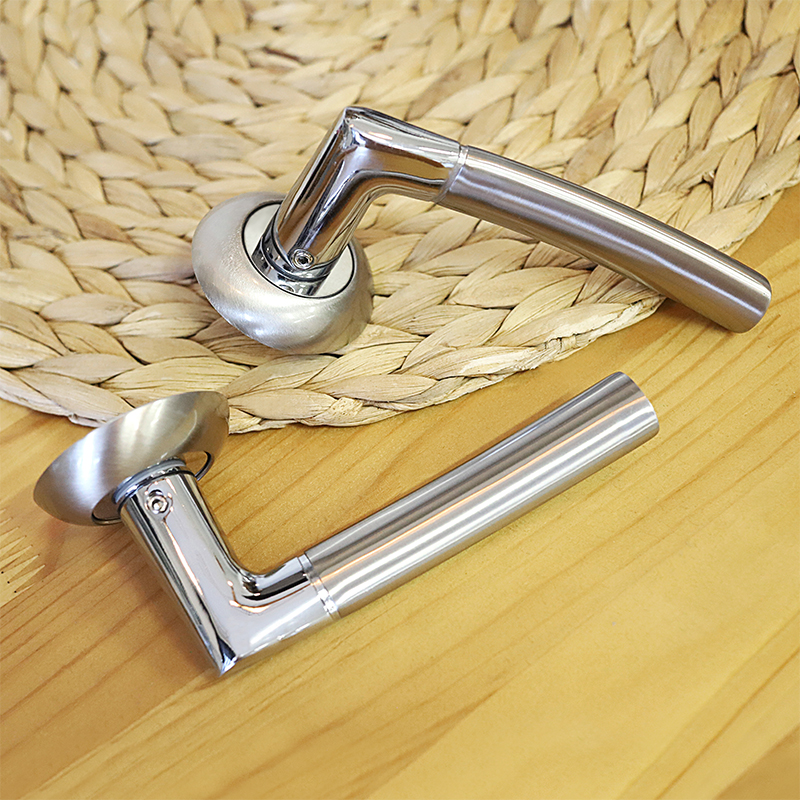 Ручка раздельная Trodos 537-08 SN/CP никель/хром