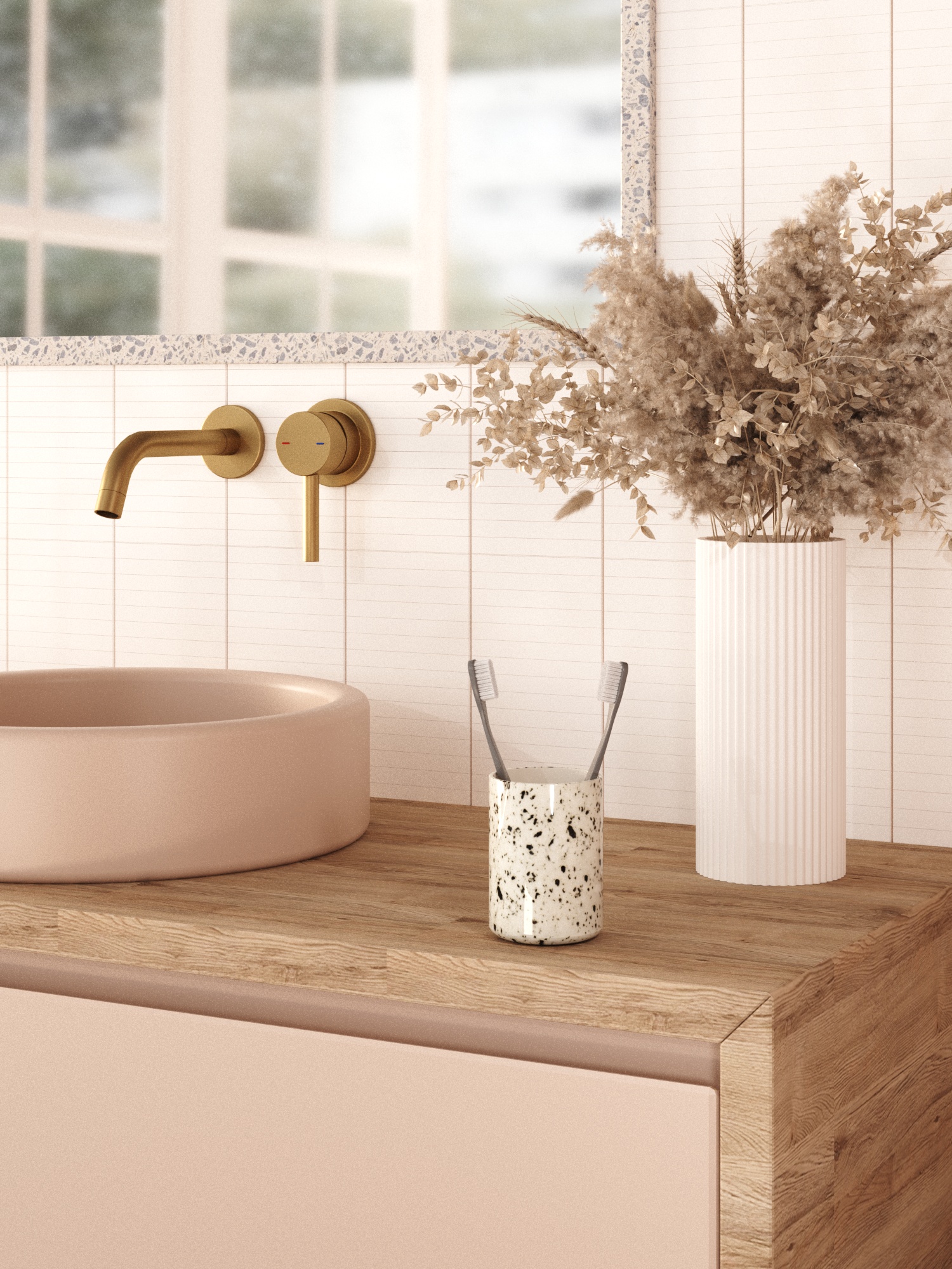 Стакан для зубных щеток Zenfort "Некст", керамика