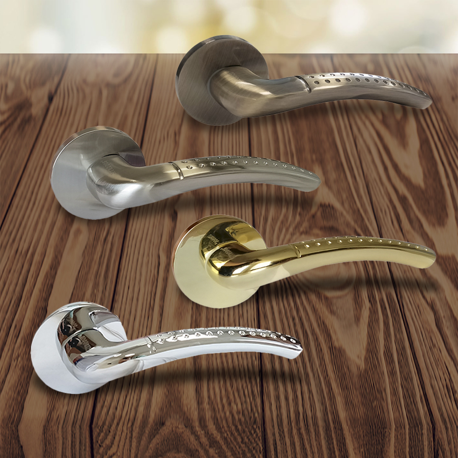 Ручка раздельная Trodos "106" серия 06 slim, хром