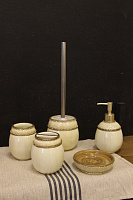 Стакан для зубных щеток Zenfort коллекция "Мираж", полирезина