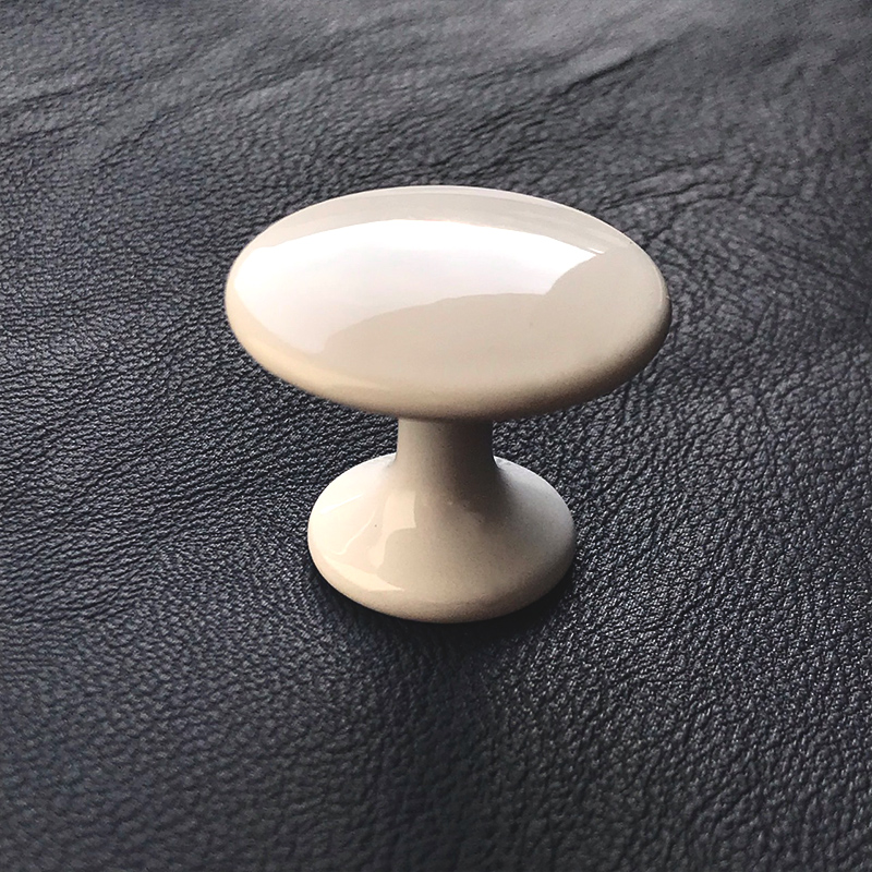 Ручка-кнопка мебельная Trodos "ZY-84" сплав ЦАМ, белый