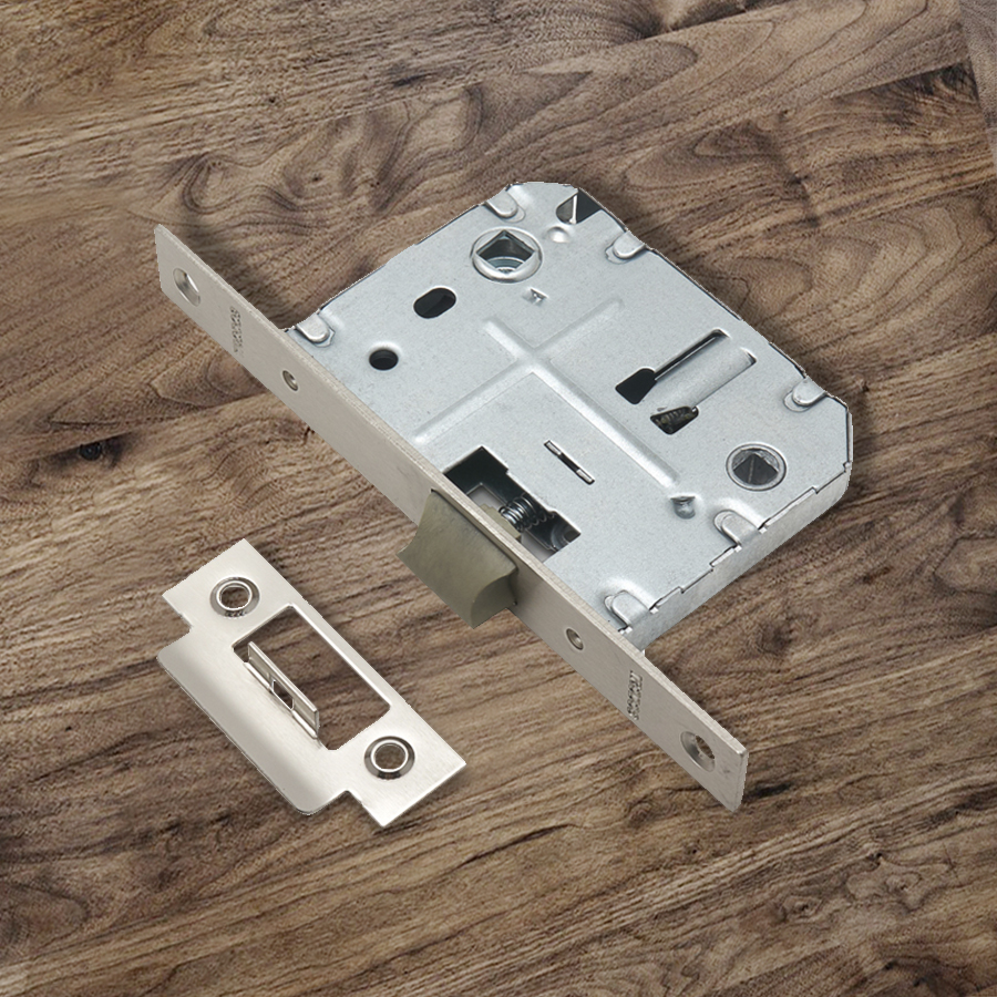 Защелка врезная Trodos 2070-70WС/P SN пластик, никель