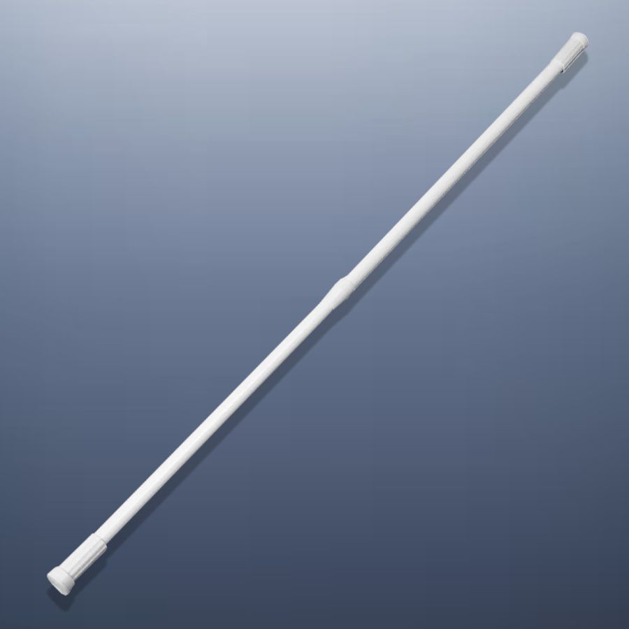 Карниз для ванной телескопический Delphinium 110-200см, белый, т/у