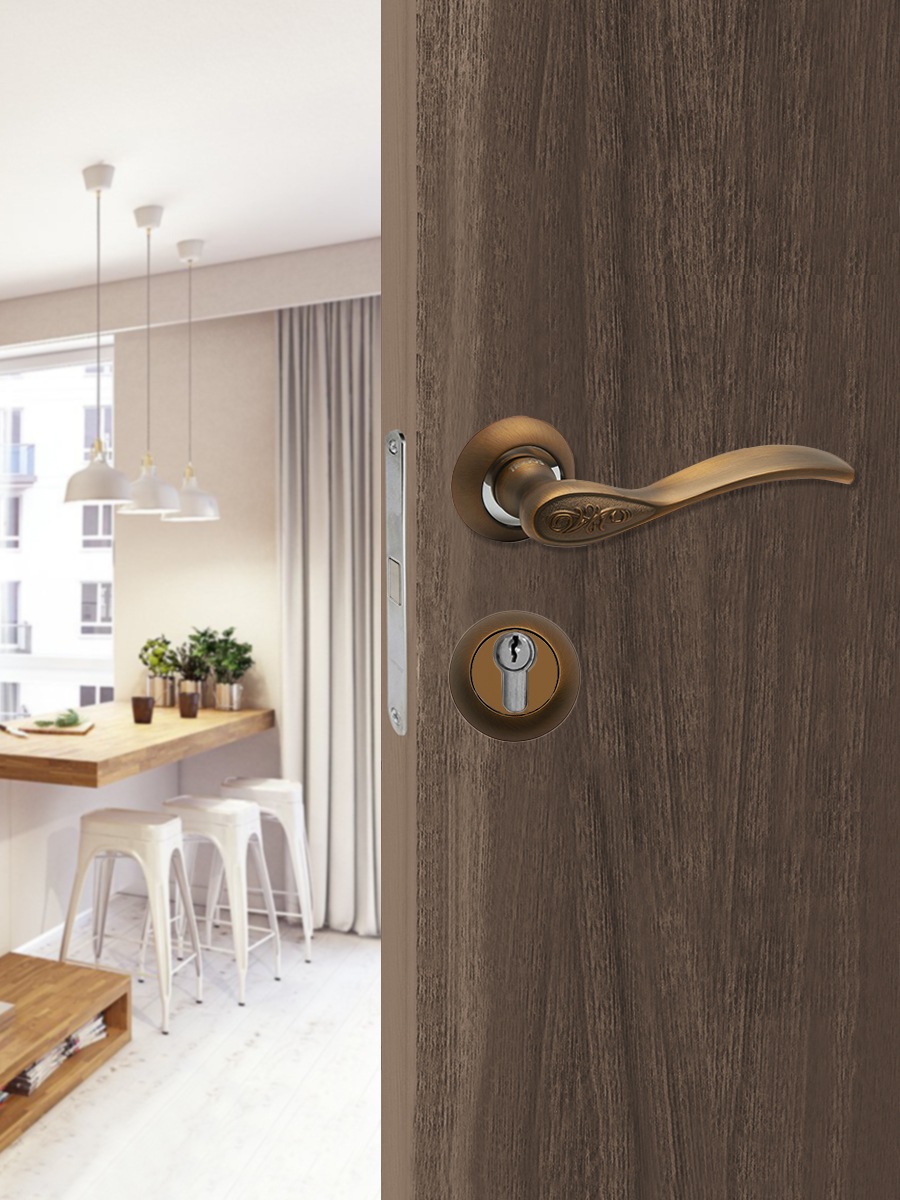 Накладка на цилиндр Trodos "ET" серия 08, кофе