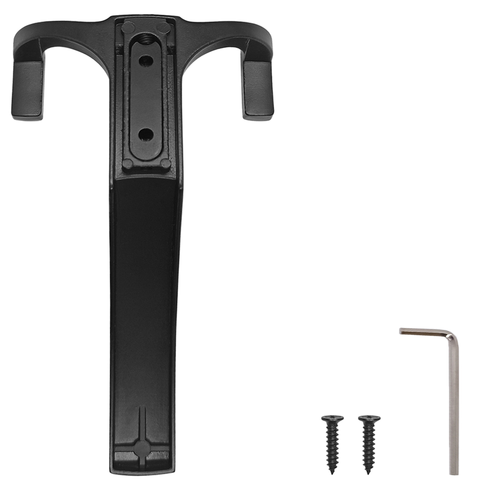 Крючок мебельный Trodos " ZY-146A" 3-рожковый, сплав ЦАМ, черный