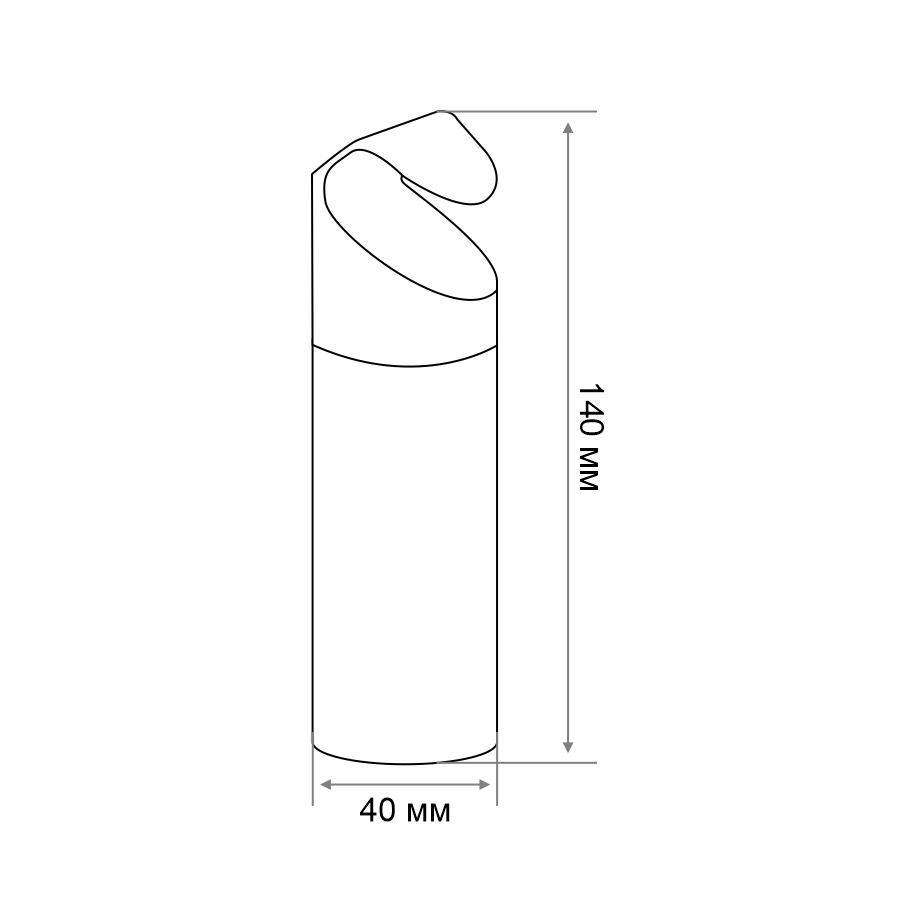 Банка для специй на рейлинг Trodos "J81", черный