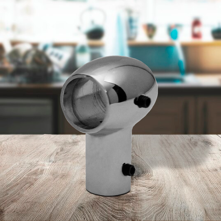 Крепление рейлинга Trodos "Ретро" D16, хром