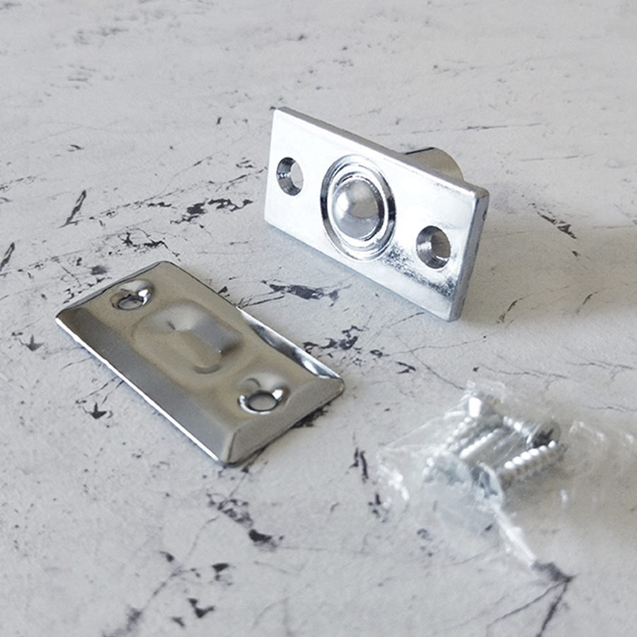 Фиксатор дверной Trodos шариковый, хром