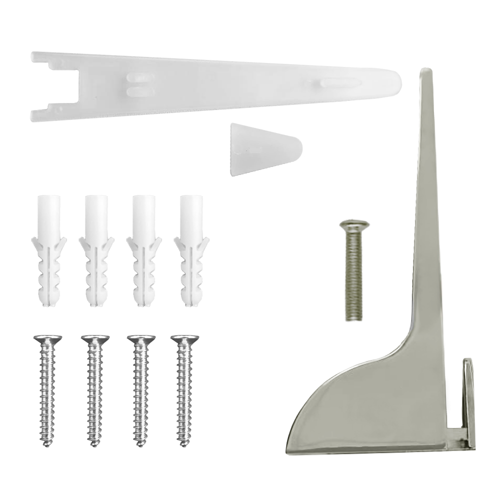 Полкодержатель Trodos "ZY-156" 130х65х22 2шт, никель