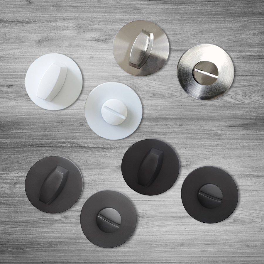 Ручка поворотная Vrata "ВК AL" серия 06 slim, графит