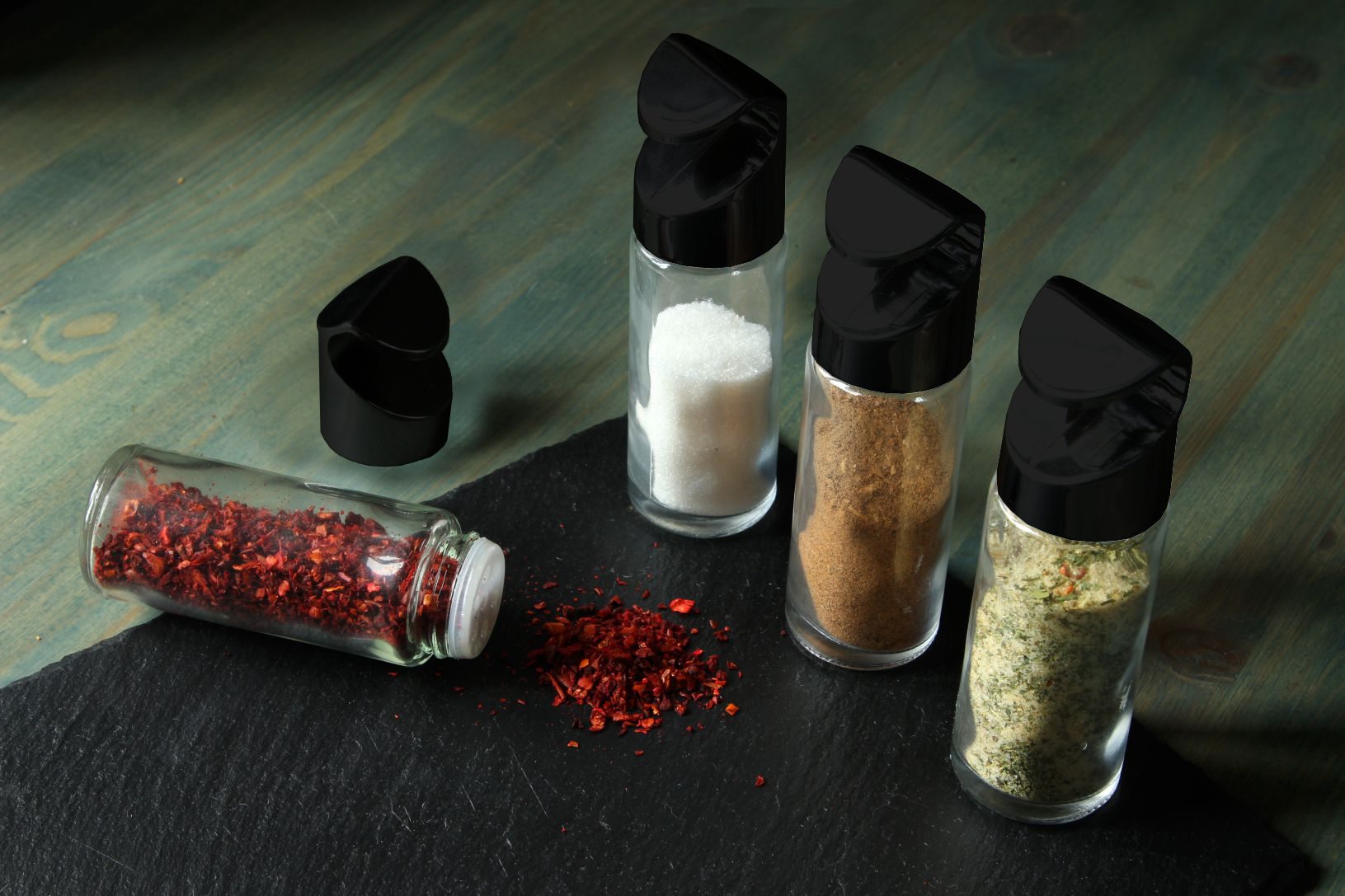 Банка для специй на рейлинг Trodos "J81", черный