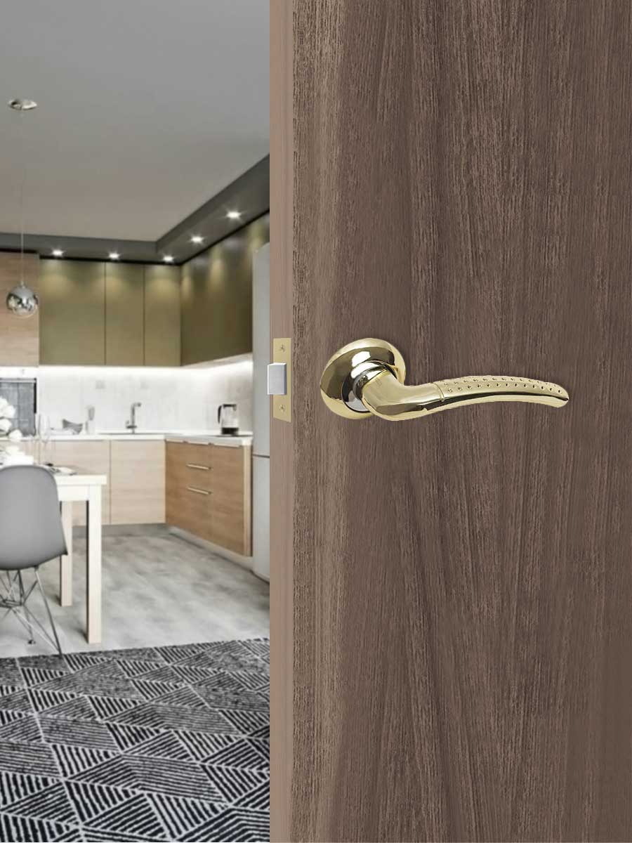 Ручка раздельная Trodos 106E-08 GP золото