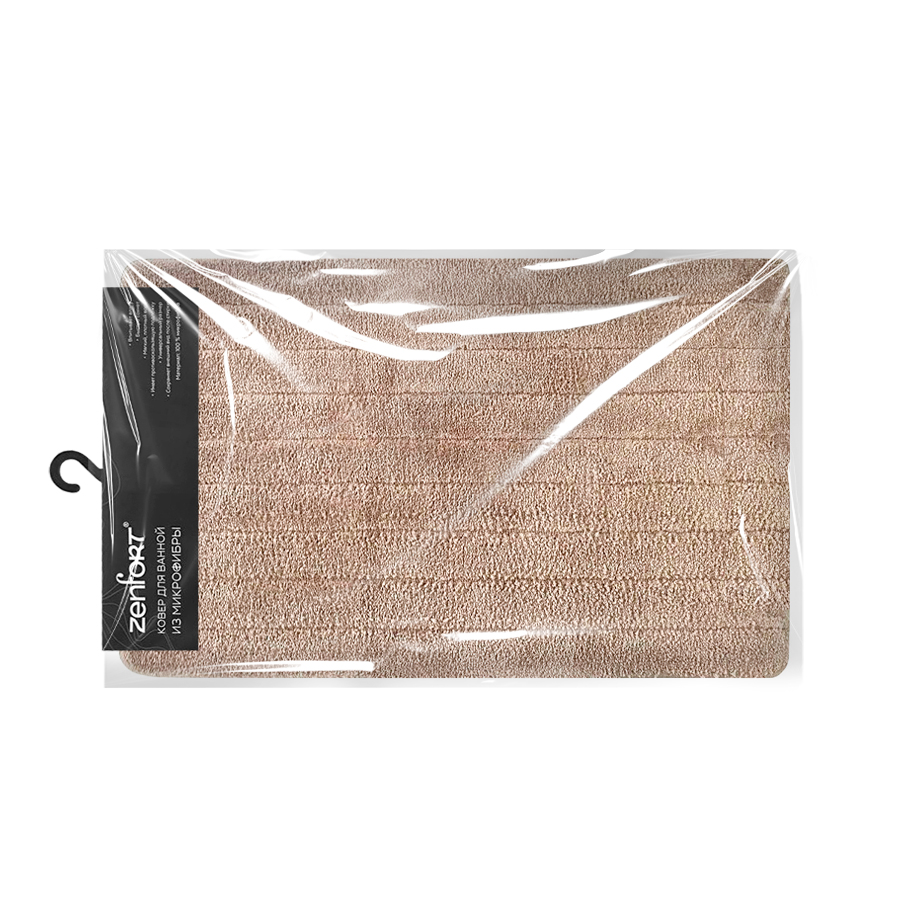 Ковер Zenfort коллекция "Оникс" микрофибра 60х100см, коричневый