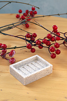 Мыльница Zenfort коллекция "Светлый камень", полирезина