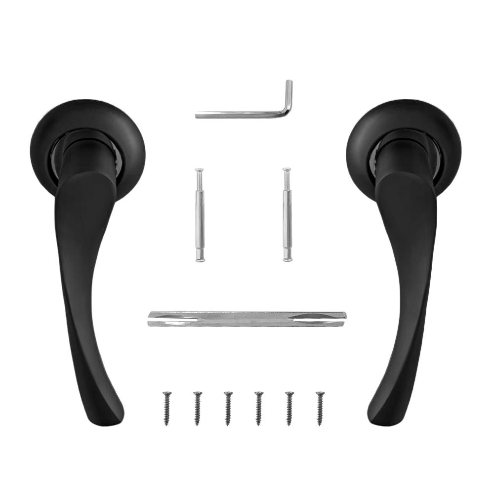 Ручка раздельная Trodos "11" серия 08, черный 