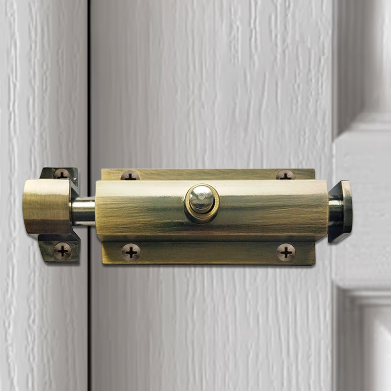 Шпингалет Trodos ZY-118/L80 AB автомат, бронза