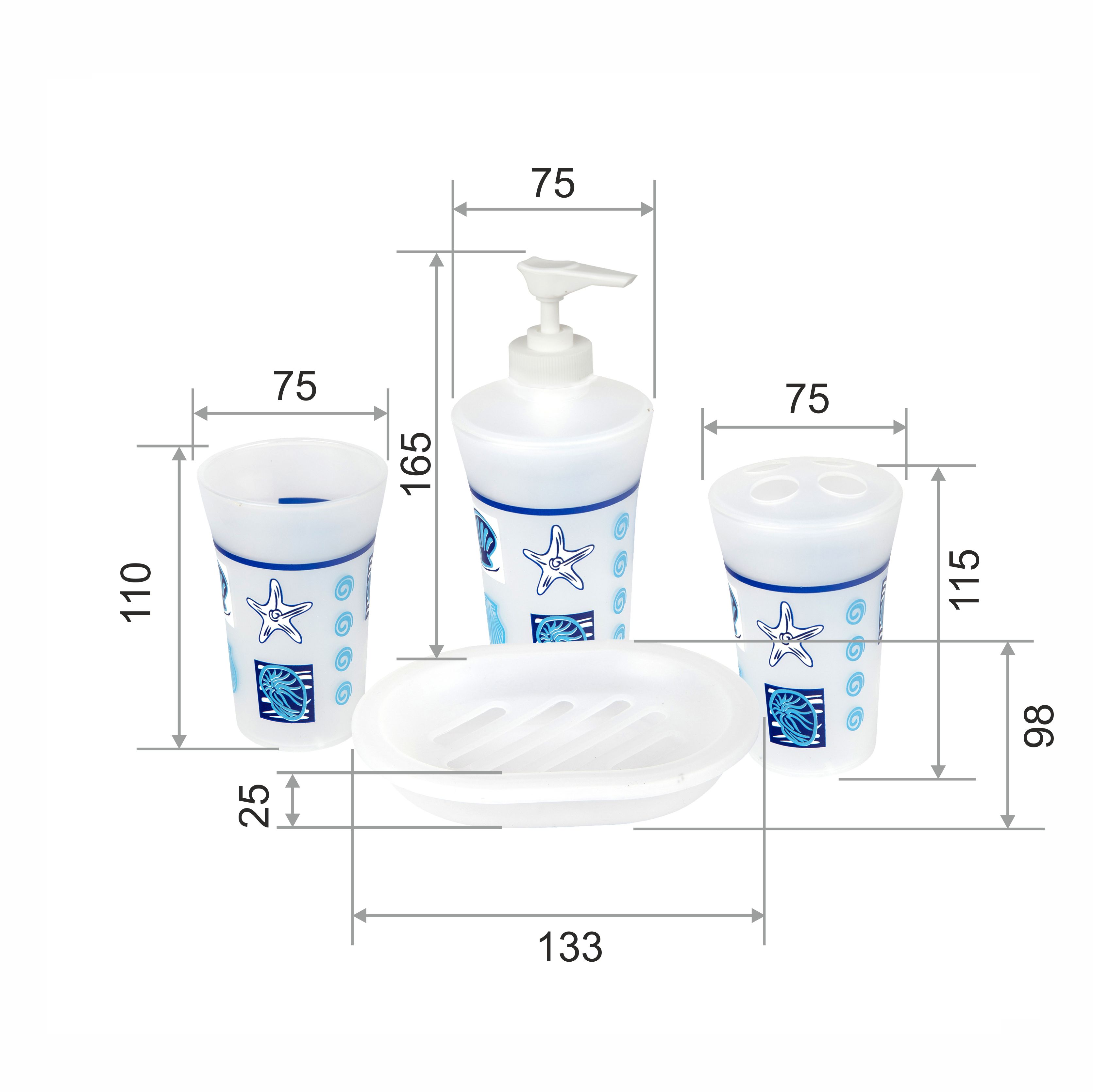 Набор Delphinium "Океан", пластик