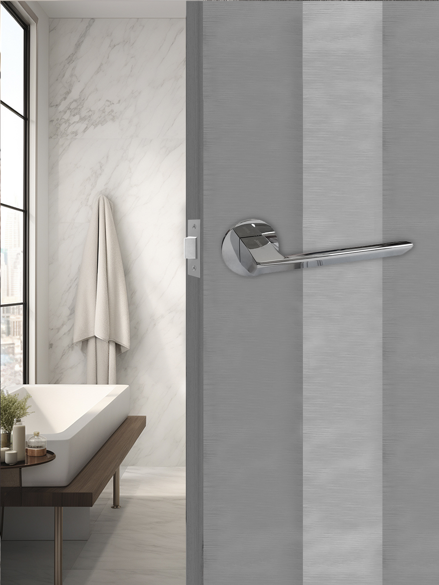 Ручка раздельная Trodos "551" серия 06 slim, хром