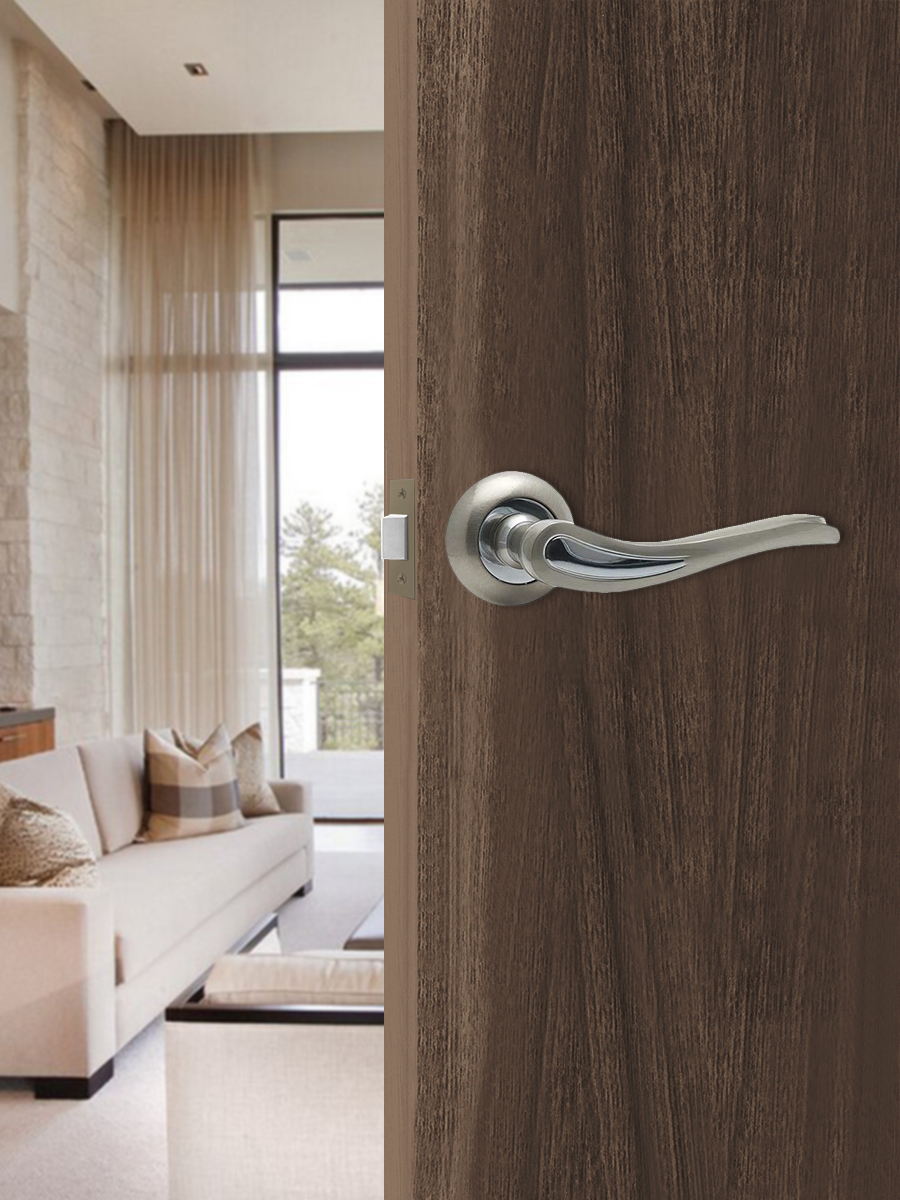 Ручка раздельная Trodos 59-08 SN/CP никель/хром