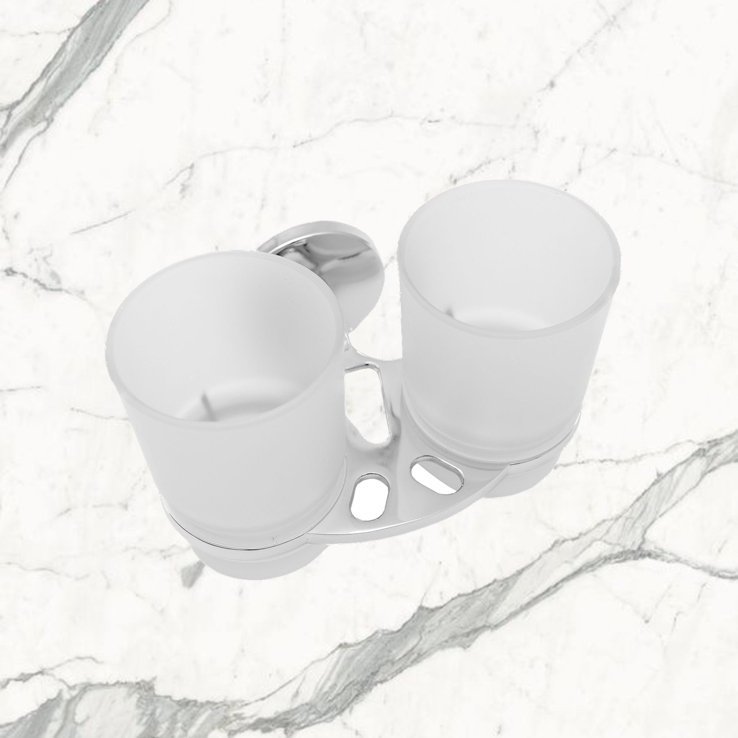 Стакан 2-ой с держателем Delphinium "41868", хром