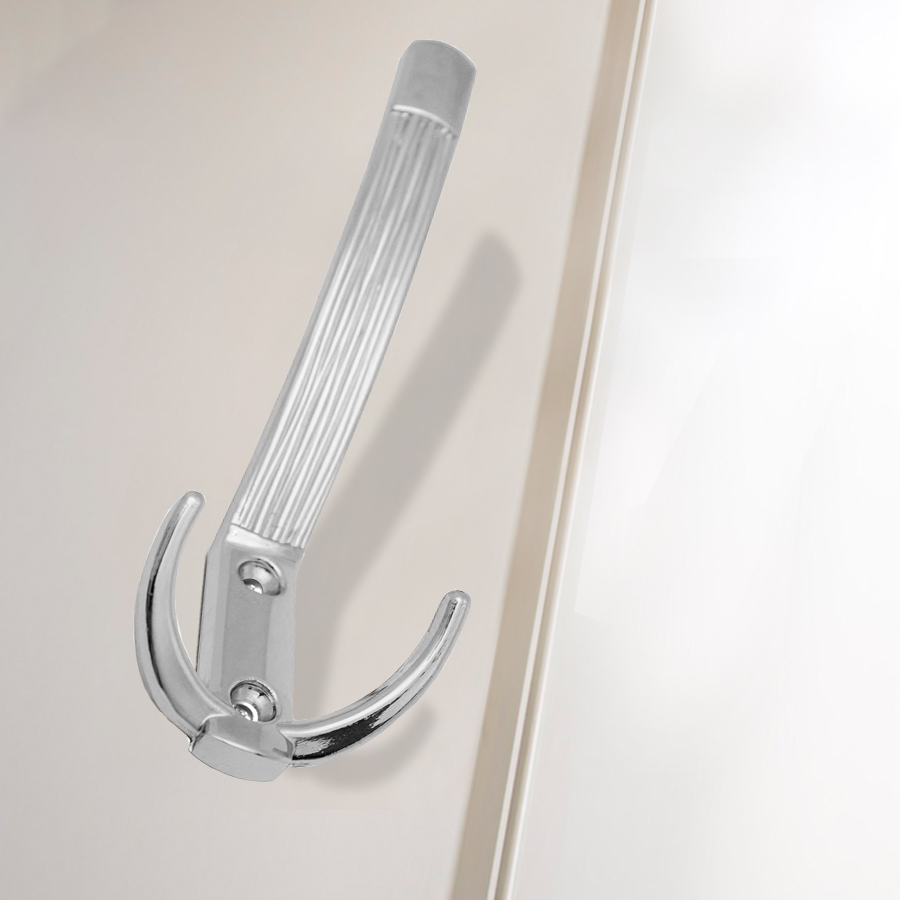 Крючок мебельный Trodos "ZY-213А" 3-рожковый, сплав ЦАМ, хром