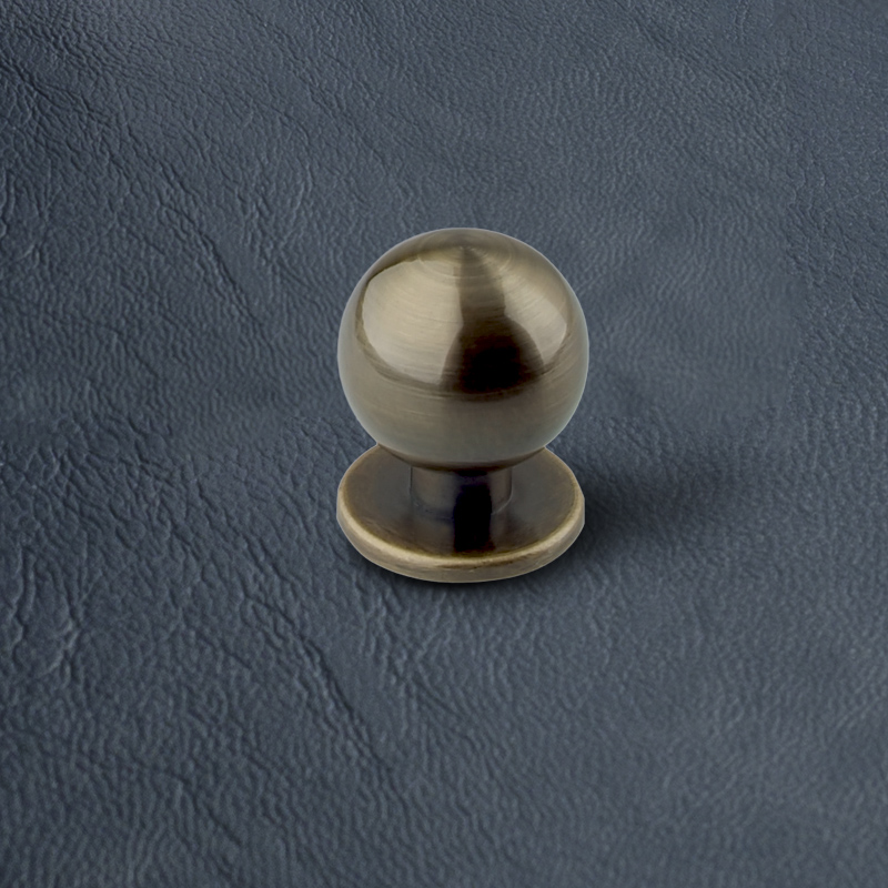 Ручка-кнопка мебельная Trodos "ZY-108" сплав ЦАМ, бронза