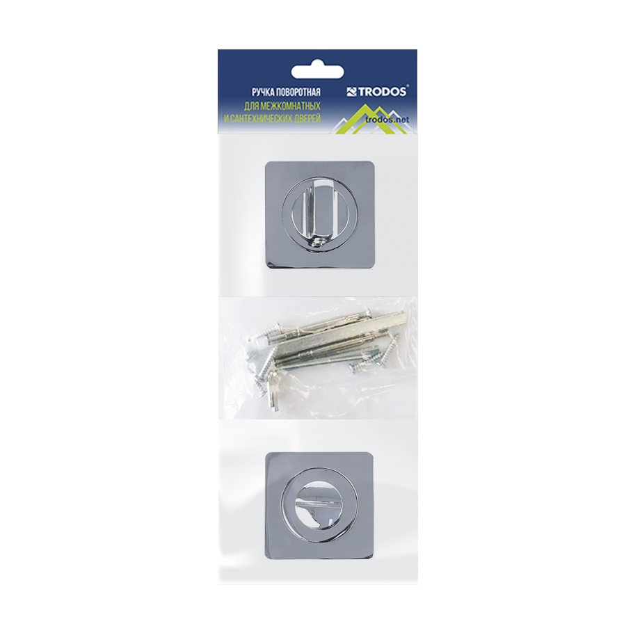 Ручка поворотная Trodos BK-02 CP хром