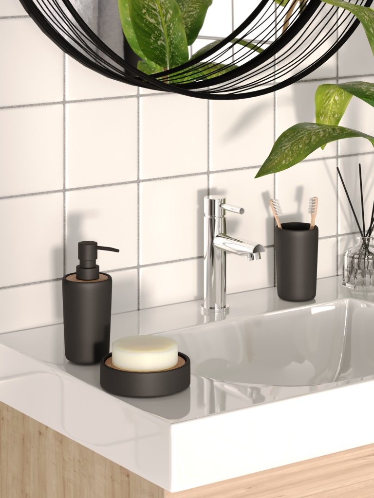 Стакан для зубных щеток Zenfort "Blackwood", керамика