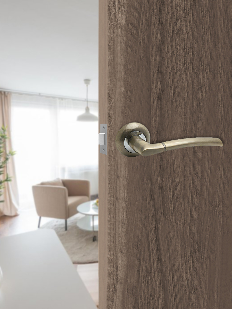 Ручка раздельная Trodos 537-08 AB бронза