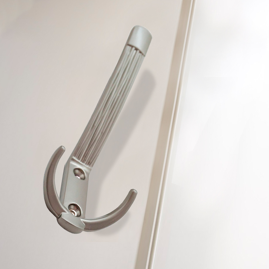 Крючок мебельный Trodos "ZY-213А" 3-рожковый, сплав ЦАМ, никель