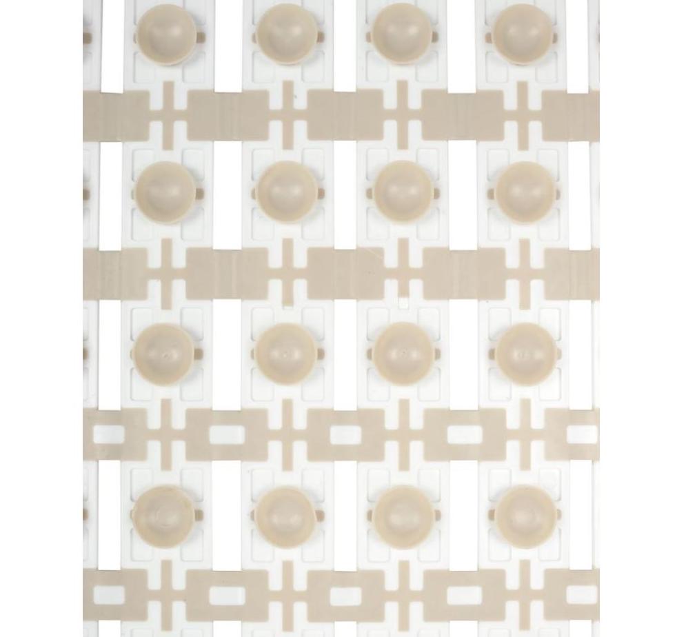 Ковер противоскользящий Delphinium "Идеал" 38x69см, бежевый