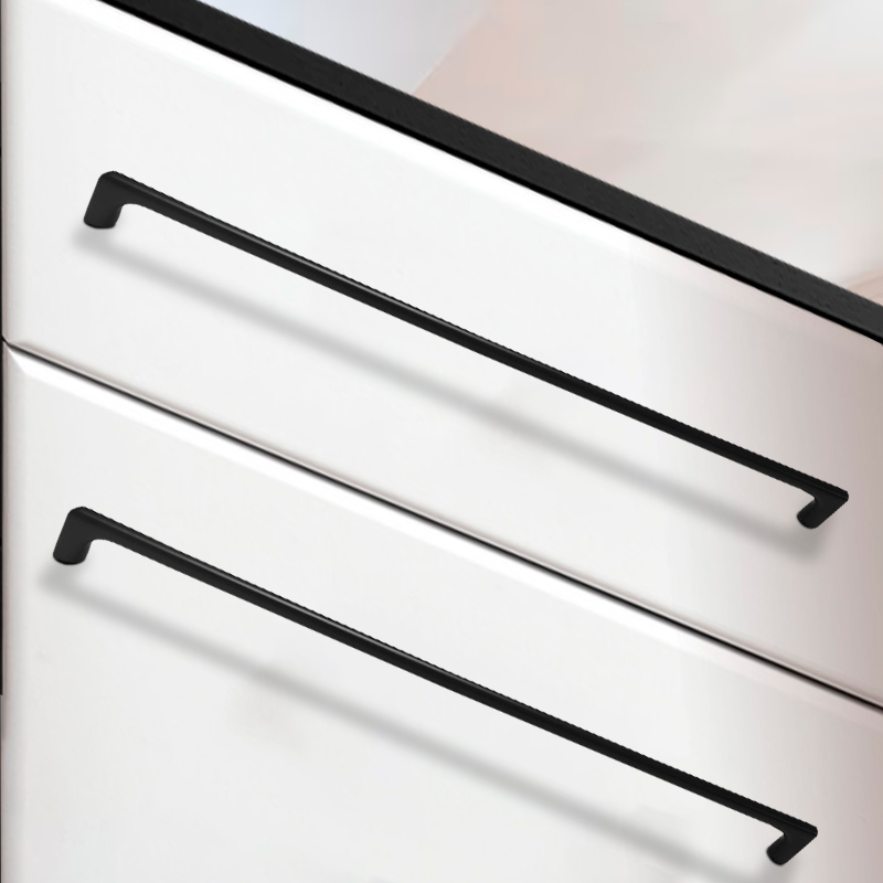 Ручка-скоба мебельная Trodos "8018" 448 сплав ЦАМ 345гр, черный 