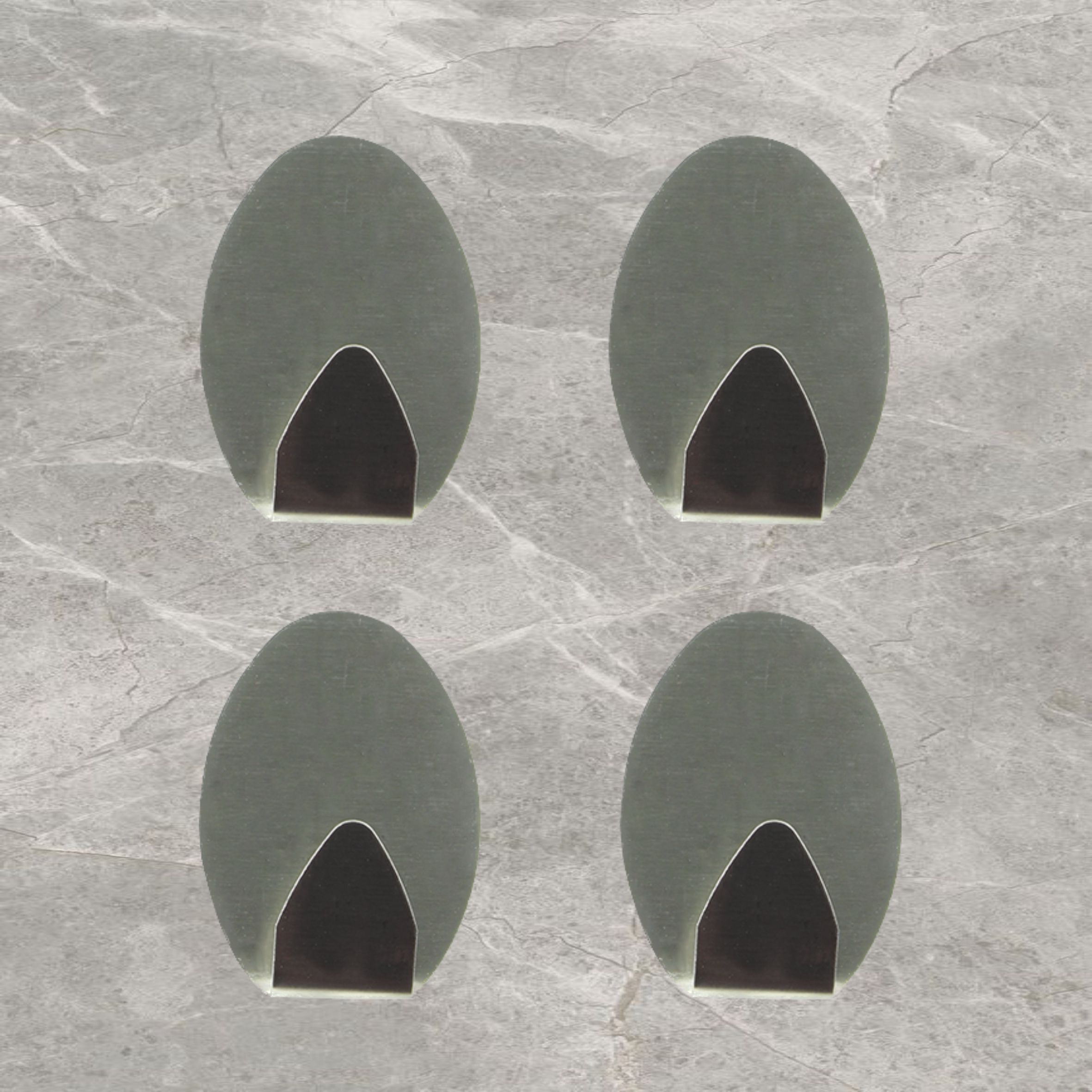 Крючок самоклеящийся Delphinium "Стил" круглый, 4 шт, блистер