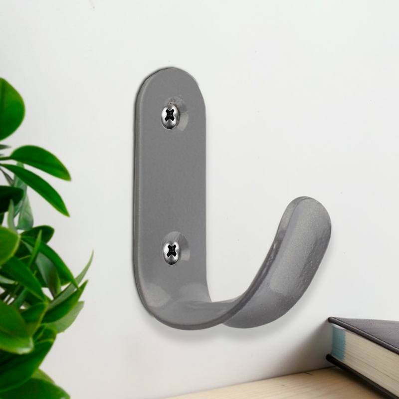 Крючок мебельный Trodos "ZY-3006S" 1-рожковый, сталь, никель