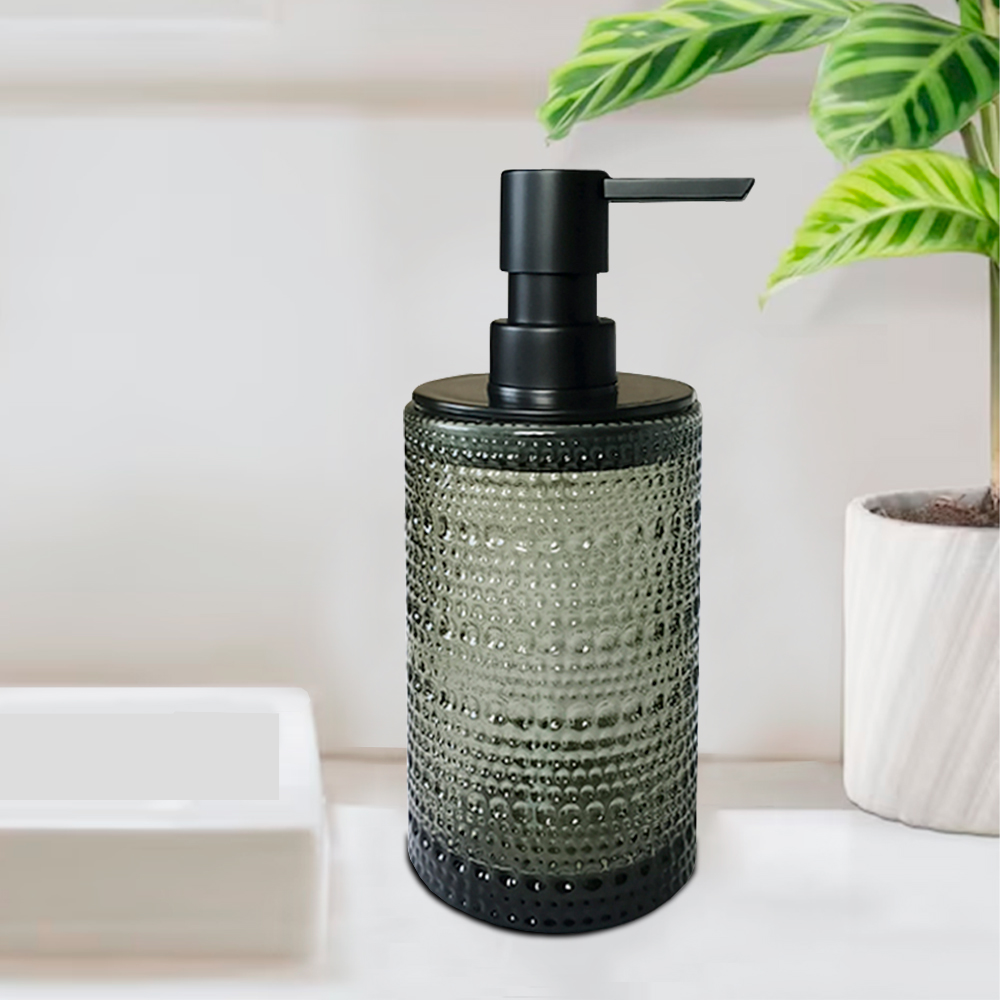 Дозатор для жидкого мыла Delphinium коллекция "Рокси", стекло