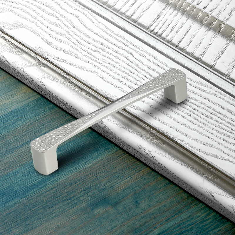 Ручка-скоба мебельная Trodos "ZY-871" 128мм сплав ЦАМ 60гр, хром