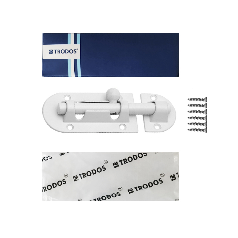 Шпингалет Trodos ZY-113/L90 WW белый